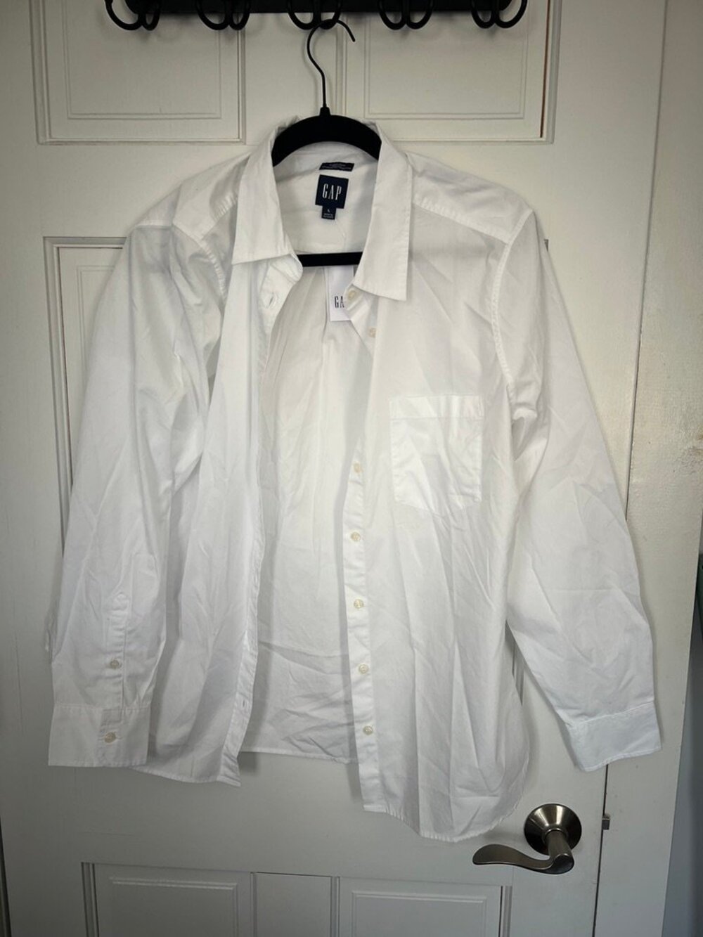 Gap White Organic Cotton Poplin Shirt